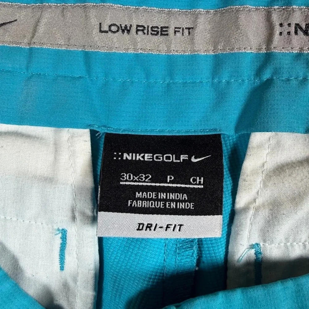 Nike Golf Pants Mens 30/32‎ Blue Dri-FIT Low Rise Fit